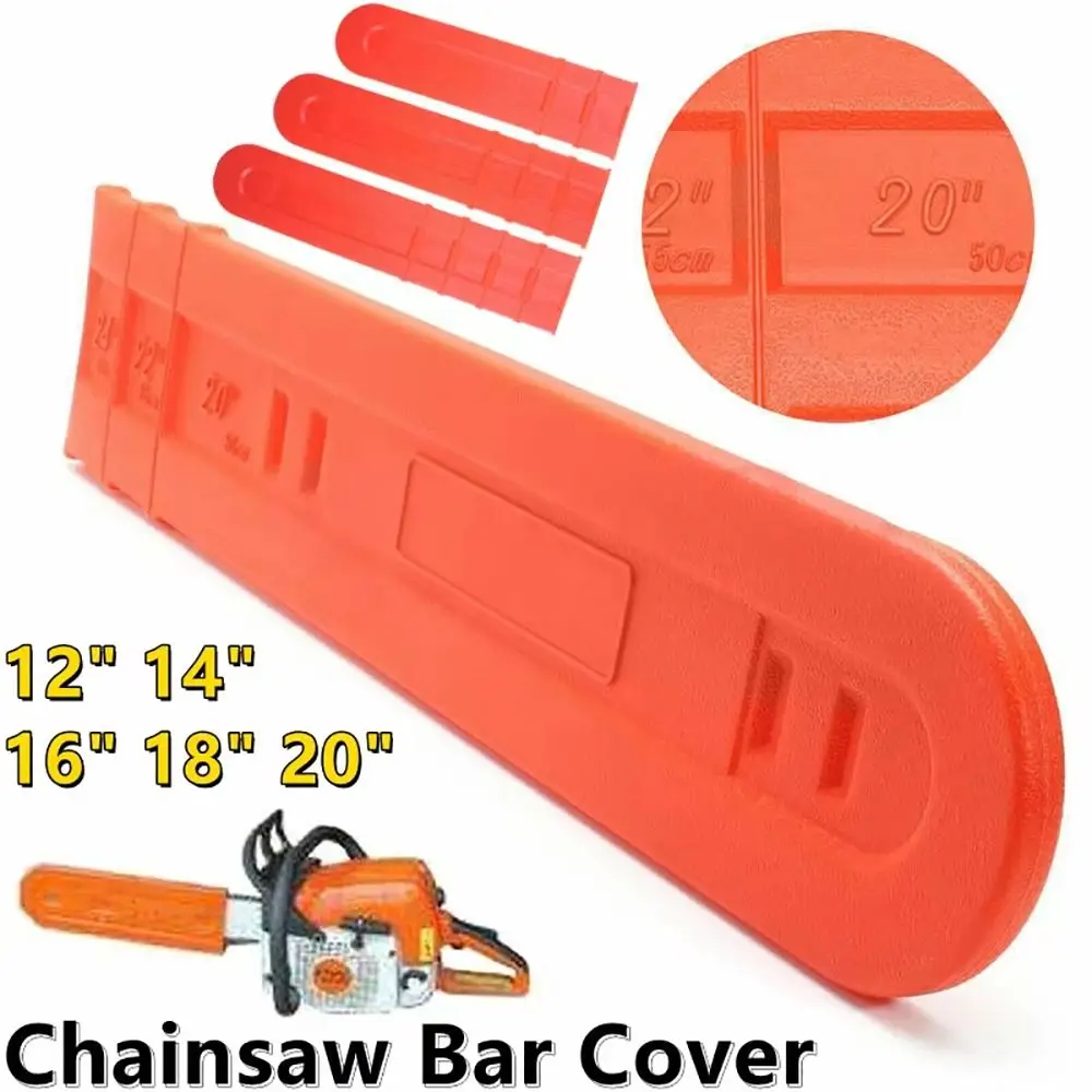 1Pcs 10-24inch Chain Saw Guide Cover Anti-scratch Plastic Chain Saw Bar Protector Plate Guard Cover Power Tool Accessories