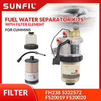 Fuel Water Separator FH238 5332572 with Filter element FS20019 FS20020 for Cummins
