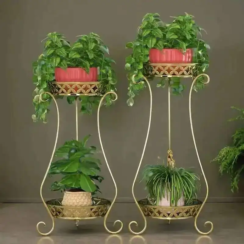 

Balcony Aesthetics Accessories Decorations Flower Stand Living Room Office Indoor Flower Minimalist Plantenrek Home Furniture