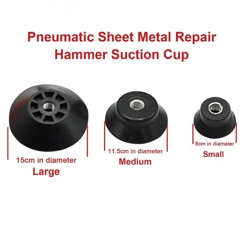 Car Air Pneumatic Dent Repair Puller Slide Hammer Kit Auto Dent Remover Metal Rubber with Suction Cup Car Body Repairing Tools