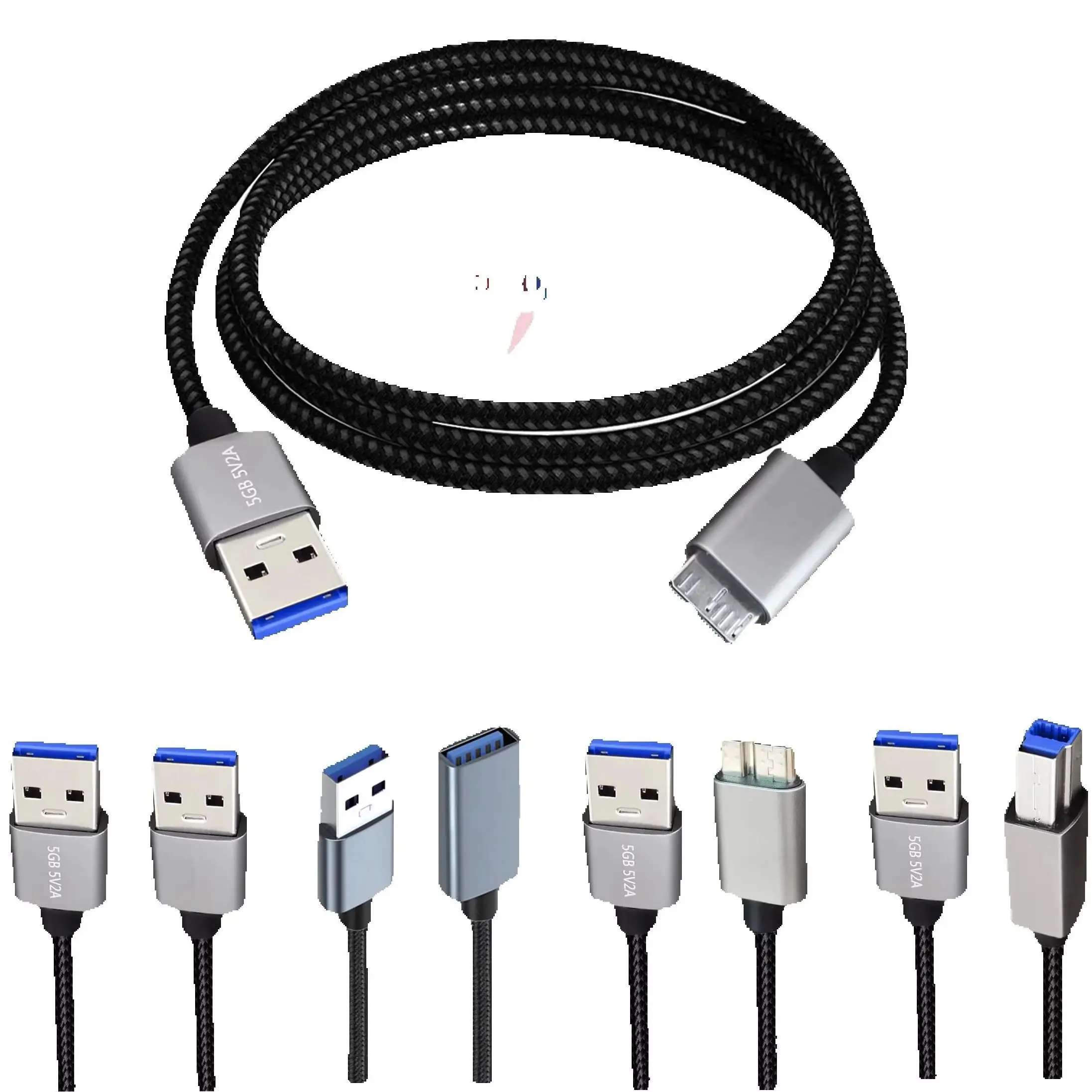 0.3M-5M Usb 3.0 Ext…