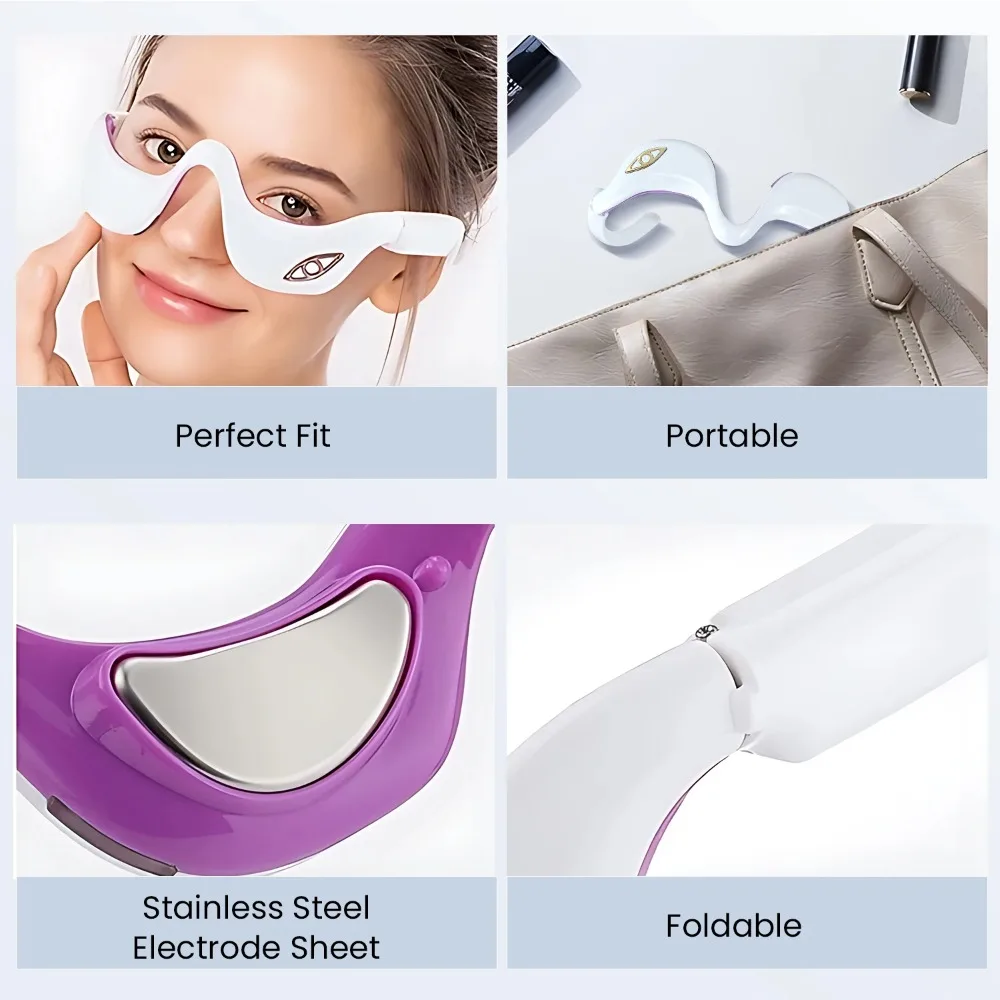 

Electric Eye Care Device - Removes Bags, Smoothes Wrinkles, Promotes Relaxation for Beauty