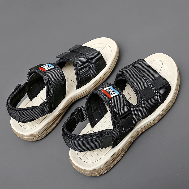 Trendy Mens Open Toe Sandals - Stylish & Ventilated for a Breathable Fit - Anti-Slip Soles for Secure Indoor/Outdoor Wear - Perf