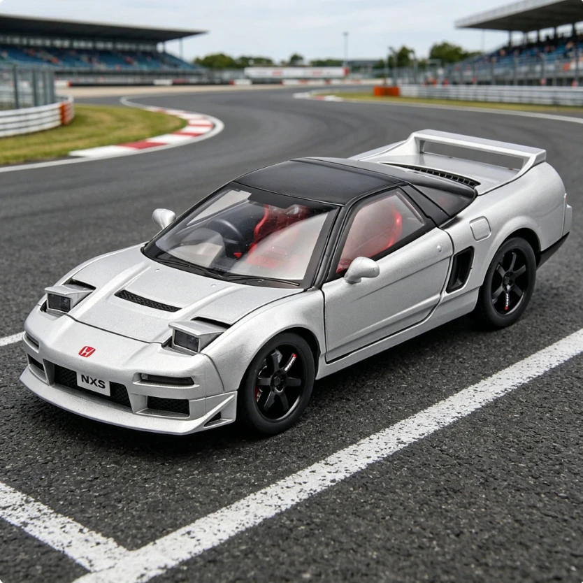 1:32 NXS Alloy Car Model Sound and Light Can Open The Door Simulation Sports Car Toy Car Ornament Cross-border