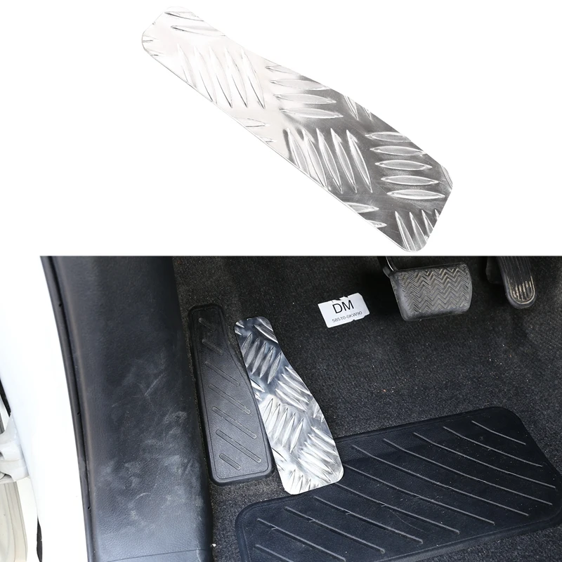 For Toyota Hilux 2015-2021 Car Aluminum Alloy Foot Rest Pedal Pad Cover Trim Car Styling