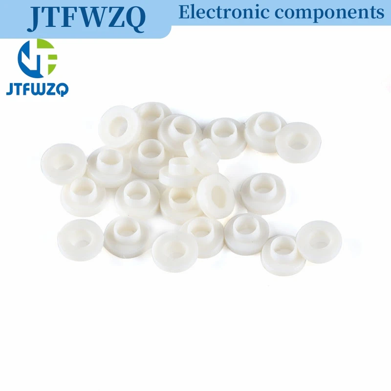 100 Uds tabletas aislantes casquillo de aislamiento almohadillas de transistores círculo TO-220 tapa aislante anillo de partículas para tornillos M3