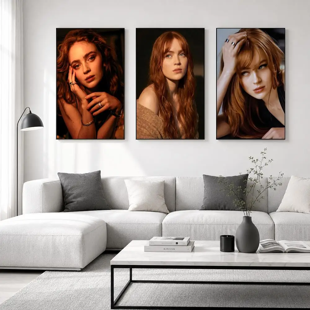 S-Sadie Sink Poster posters for bedrooms and living rooms—high-definition cartoon movie-themed wall art.