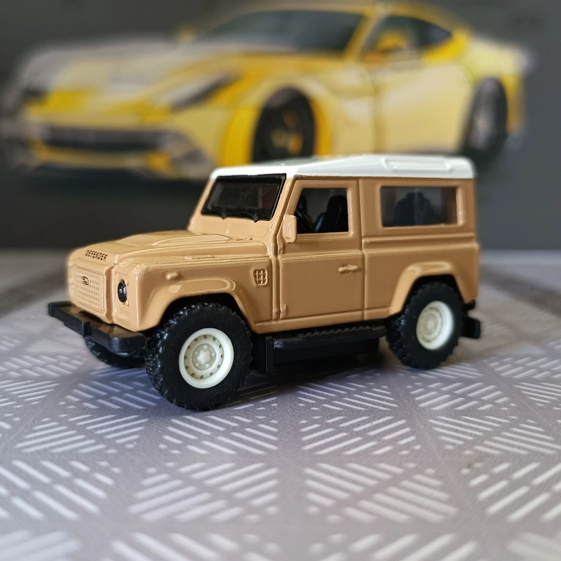 

1:64 моделирование Land Rover Defender, модель автомобиля из сплава, коллекция украшений, статический внедорожник, мини-подарок