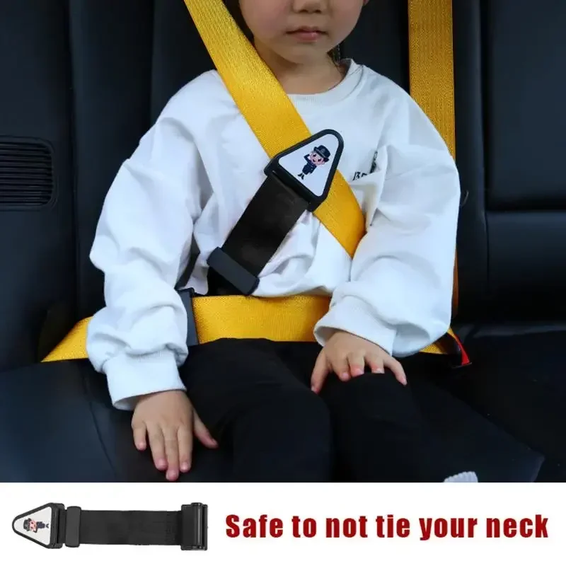 Easy-to-use Polyester Youth Safety Restraints Adjustable Children's Car Seat Belts Anti-snag Harnesses With Neck Protection