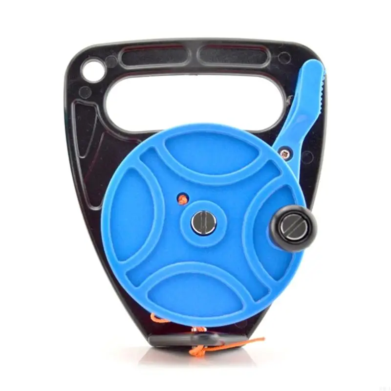 

272ft Scubas Dives Reel Kayaks Anchors with Thumb Stoppers Scubas Ratchets Dives Reel for Underwater Diving Snorkeling