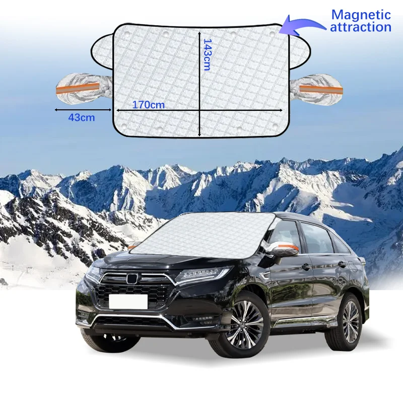 

Car Windshield Cover Magnet Winter Window Snow Shield Anti Frost Auto Front Window Snow Cover For Honda URV