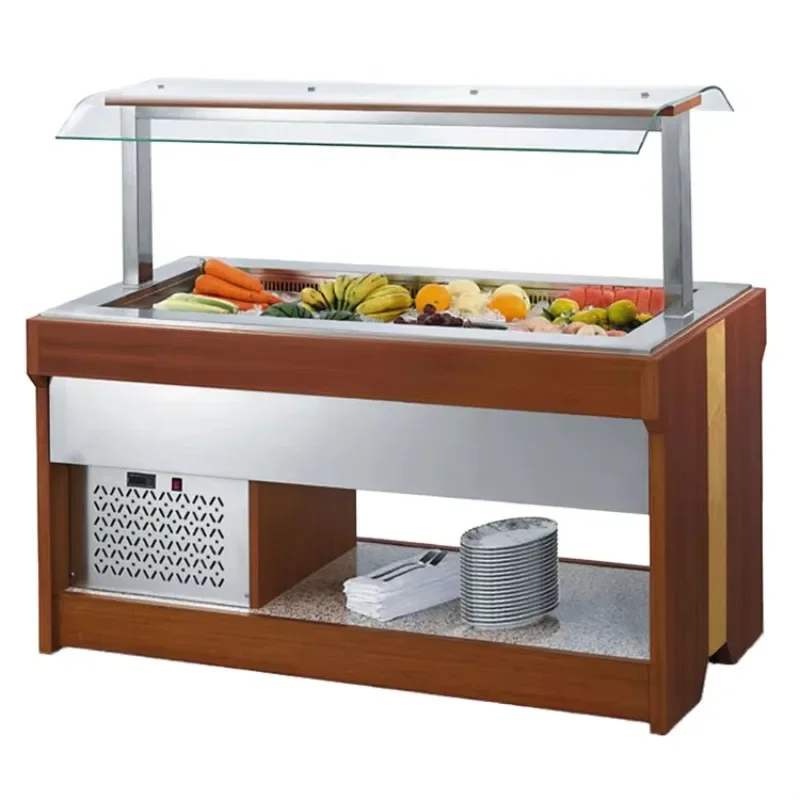 Customized professional bar equipment / restaurant supply store / Buffet Table Refrigerator Salad