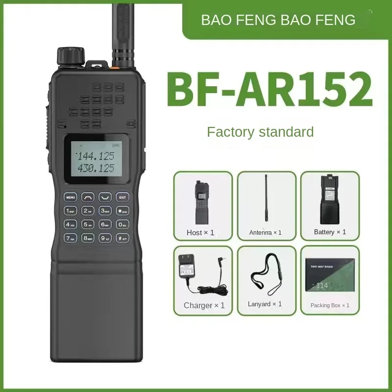 

Baofeng Two-Way Walkie Talkie, Tactical Long Range Walkie Talkie, Dual Band Transceiver, 15W, CB, 12000mAh, PRC-152, Powerful