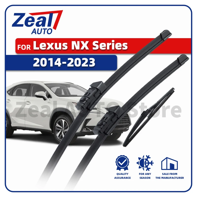 LHD Vorne Hinten Wischerblätter Für Lexus NX Serie AZ10 AZ20 2014 - 2023 Windschutzscheibe Windschutz 26 "16" 12 "Zubehör NX200 300