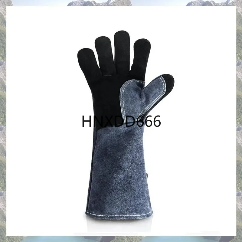 

Trend Leather Welding Gloves for MIG/Stick Welders, Heat Resistant BBQ Gloves for Fireplace Use
