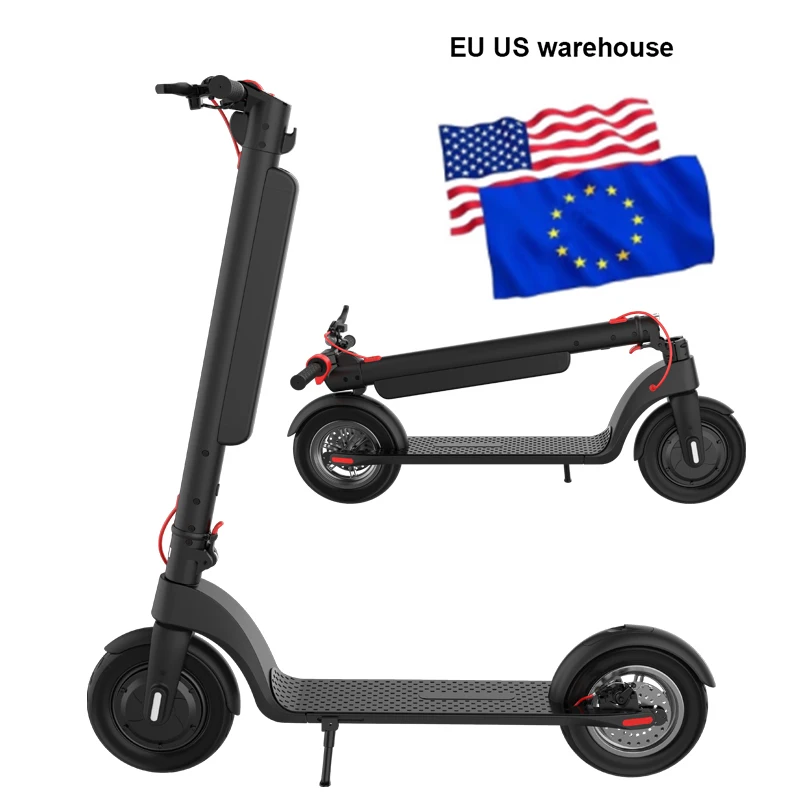 2024 New Hx X8 350W 36V10AH Motor Electric Adult Citycoco Electric Scooter with Removable Battery Pack Display Lcd Escooter Au