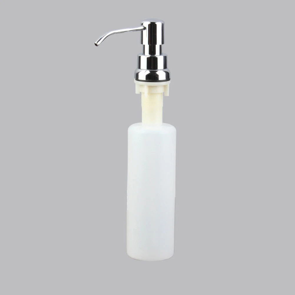 

Stainless Steel Kitchen Soap Dispenser Dispenser 350ml Bathroom Kitchen Sink H washing Fluid Pump Reusable Easy to Install