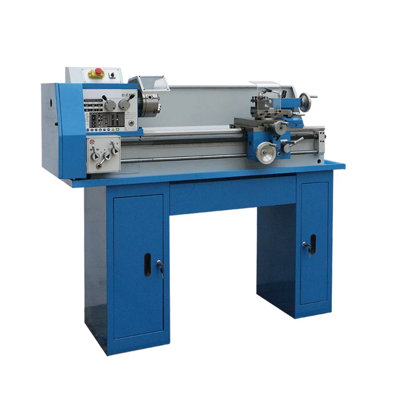 

High Precision 260 Manual Lathe Metal Horizontal Machine Multifunctional With 220V Motor Lathe
