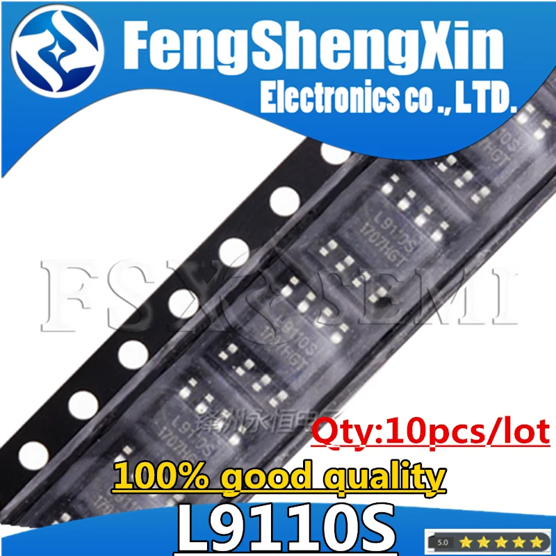 10pcs/lot New original  L9110S L9110 9110 IC SOP8 L9110H DIP8 full bridge drive motor driver chip SOP-8