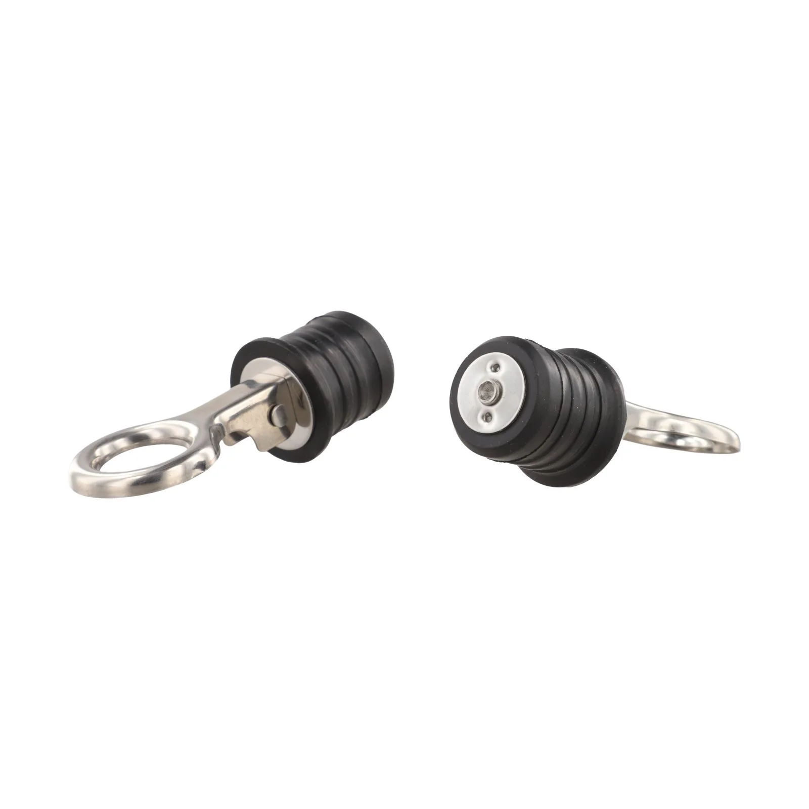 Drain Stopper for Boats and Lawn Rollers 2 Pieces Rubber and Stainless Steel For Drainage Outlet Seals Drain Stopper