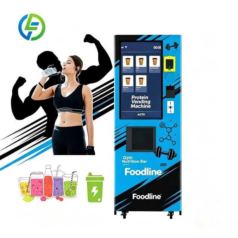 FL Customized Modern Consumer Friendly Protein Shake Vending Machine for Health Shops and Fitness Facilities