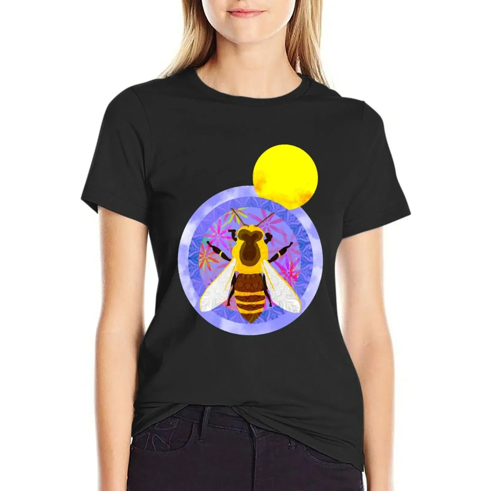 

Honey bee T-Shirt blacks kawaii clothes sublime designer clothes Women luxury