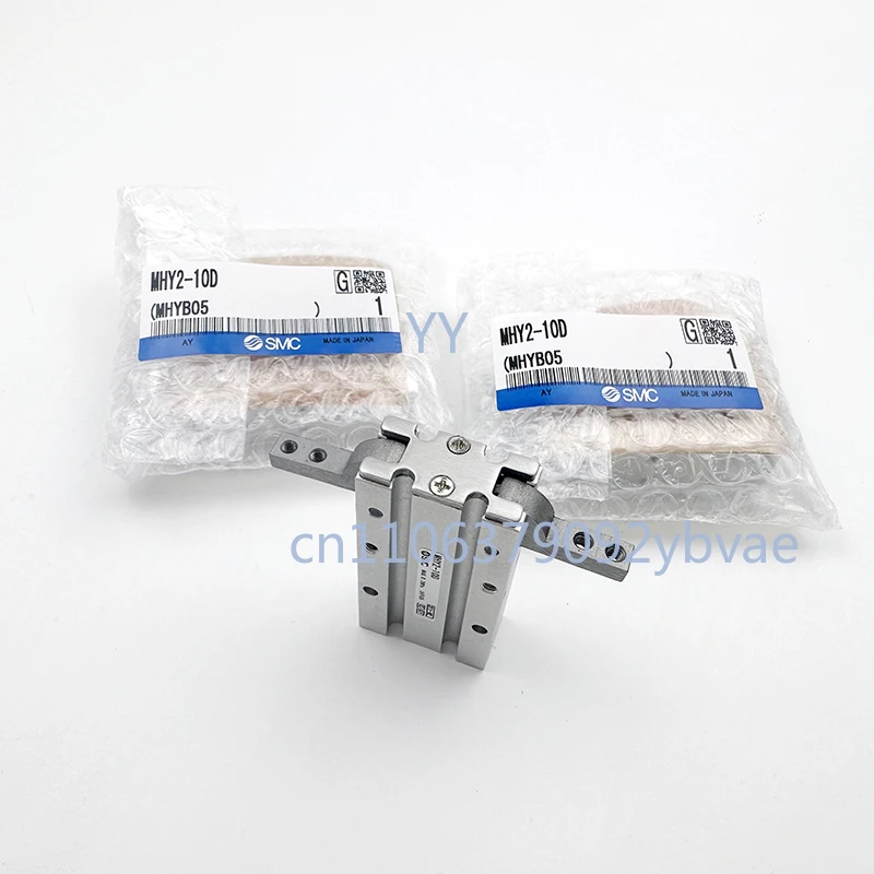 Pneumatic Gripper Cylinder (Double Acting, Bore 10-25mm) - 180 Degree Angular Aluminium Clamps for Gripping
