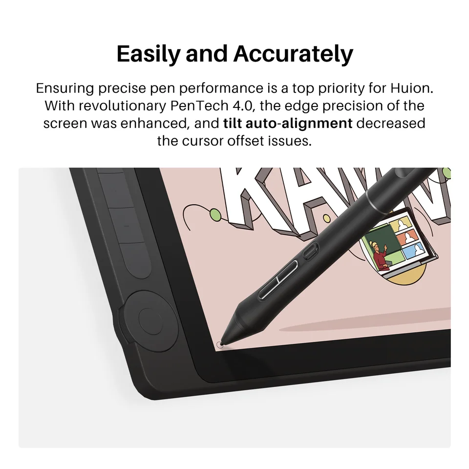 Huion Digital Pen PW600L Battery-Free Stylus for Kamvas Pro 19