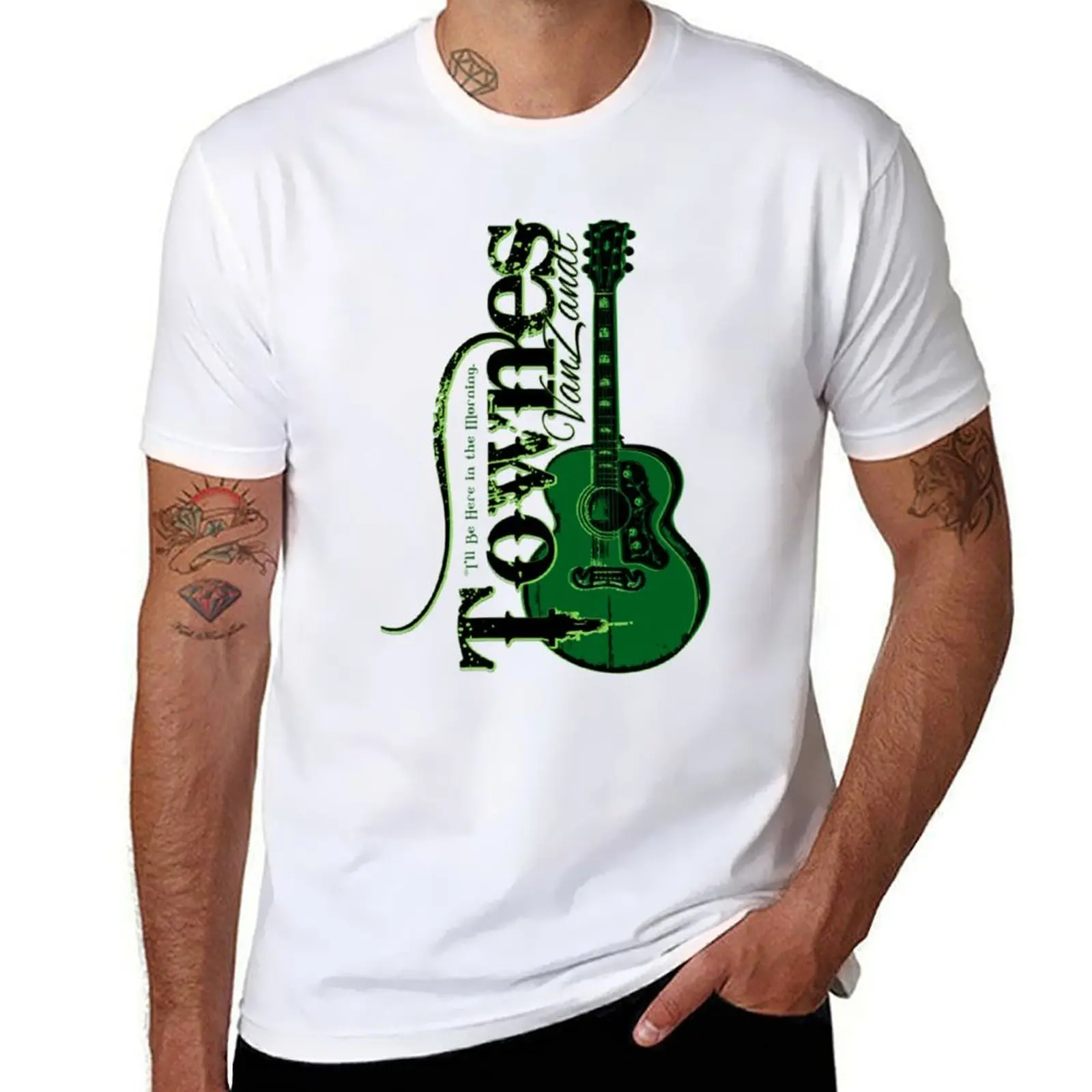 

Van Zandt Townes T-Shirt cotton tshirt 100% t shirt for man T-Shirt