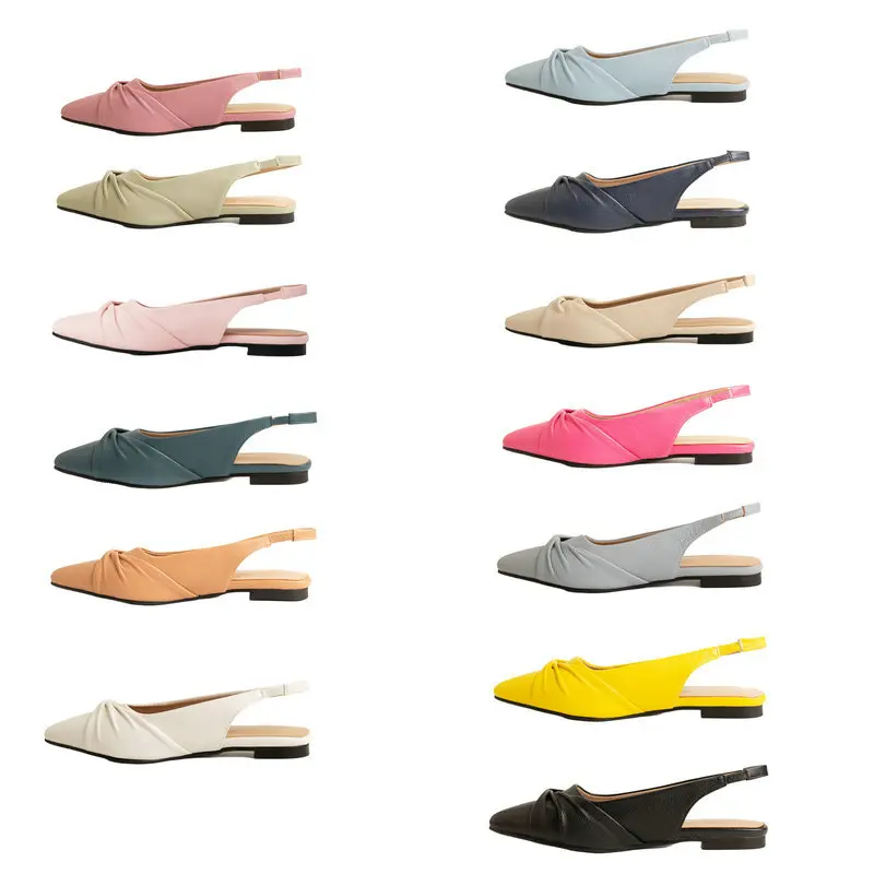 Zapatos Planos Casuales Con Punta Cerrada Y Tira Trasera, Tallas Grandes 45 46 47 48 49 50 51 52 53 54, Sandalias Planas De Verano Para Mujer, Para Playa Y Ocio — -34%, 25.6€ Coupon, from 49.69€ – 34% descuento – €49.69