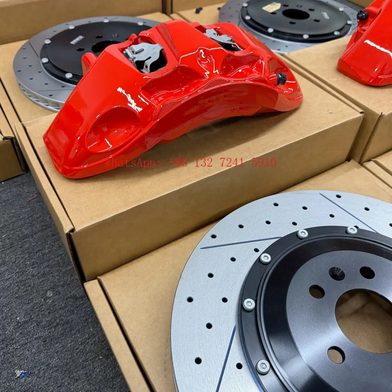 Factory Custom  8N EPB4pot Big Caliper Kit Tuning Brake System for  A6 OEM 4G0615123D PAL42384