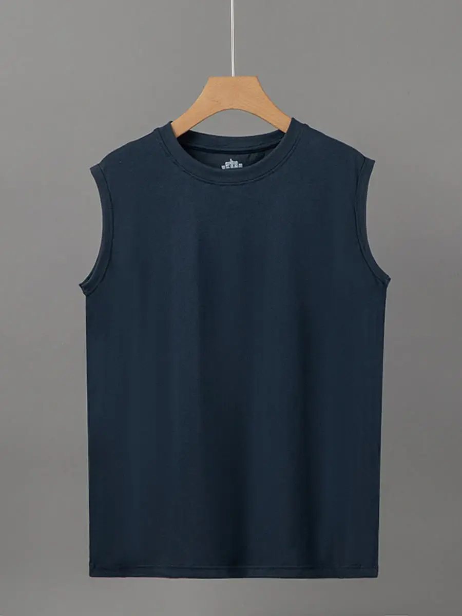 Gilet d'été pour hommes, marque Faion, Svel, pur coton, Fitn, Sport, vêtements d'extérieur, blanc, ort Sve, t-shirt, couche de Base