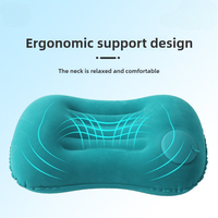 Portable Comfortable Inflatable Pillow, Camping Pillow, Pool Pillow, Ultra Soft Car Pillow for Neck and Lumbar Support