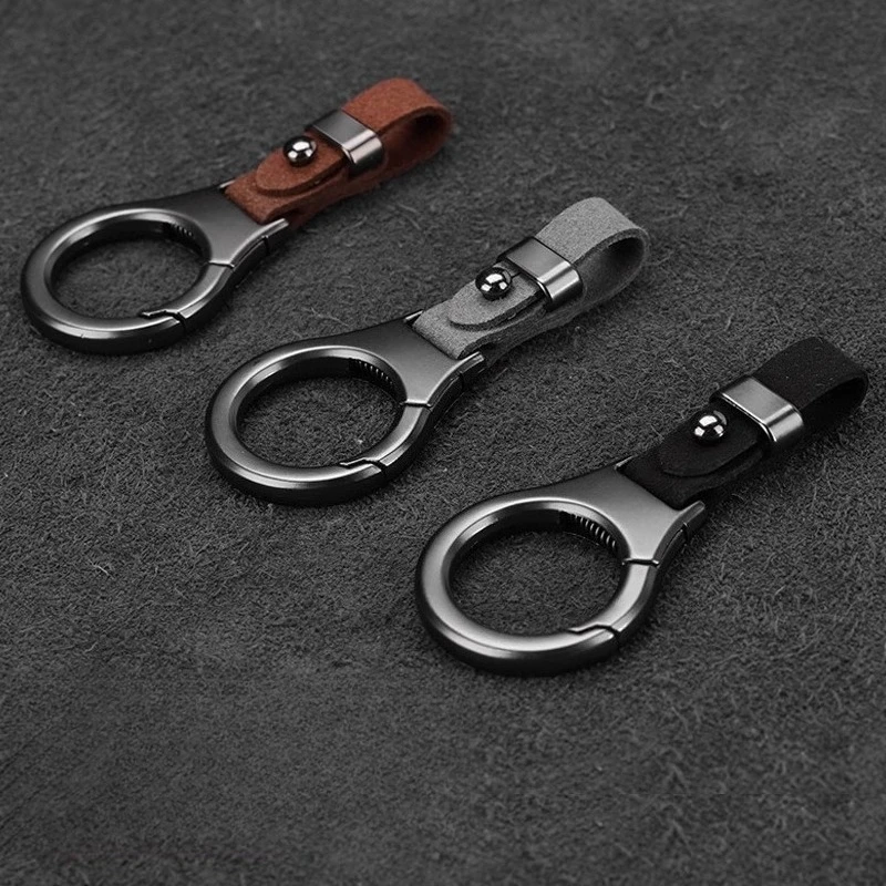 1 Stück Minimalistischer Wildleder-Schlüsselanhänger Kreativer Modischer Autoschlüsselring für Männer Frauen Paare Perfektes Geschenk – Detail 5