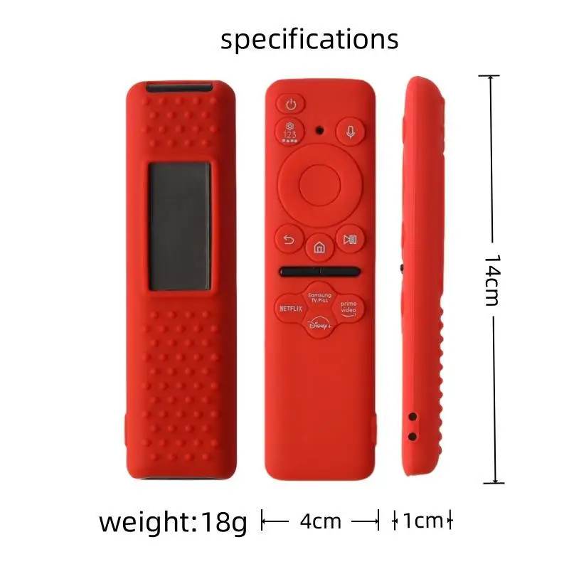1 Piece Thickened Shookproof Remote Control Sleeve Silicone Anti-fall Remote Control Case For  BN59-01432AJBD