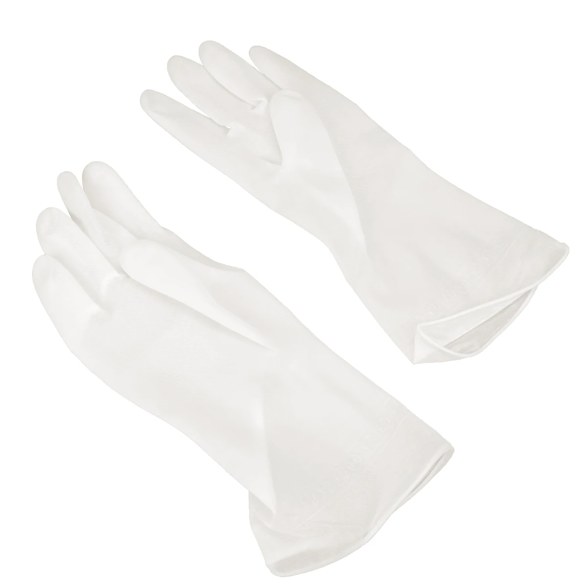 

Latex Cleaning Gloves Non-Slip Reusable Household Gloves For Kitchen Dishwashing Laundry Gardening Pet Care White