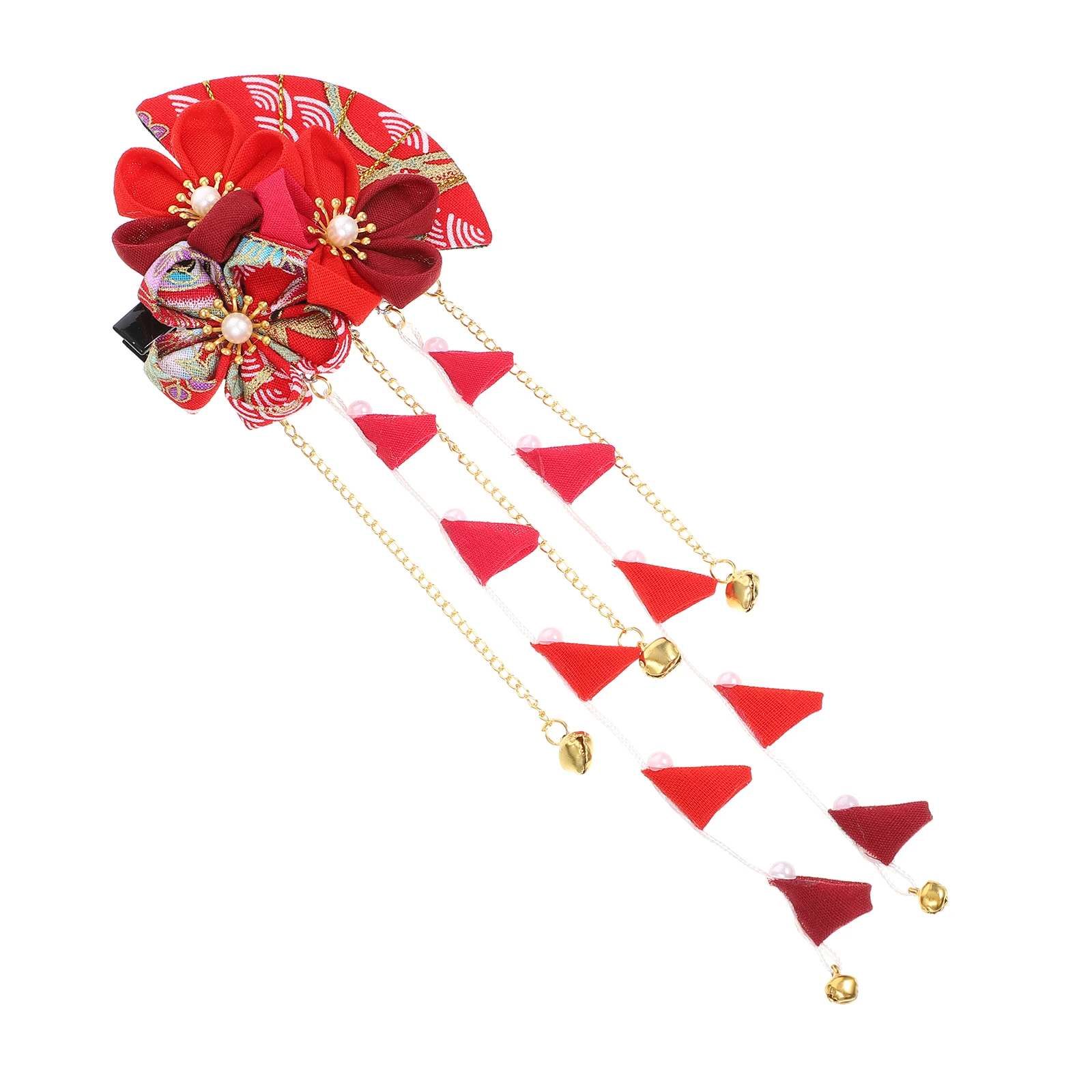 

Japanese Style Hair Clips Women Bridal Flower Hairpins Wedding Headdress Girls Accessories Bride Party Travel Daily Wear Durable