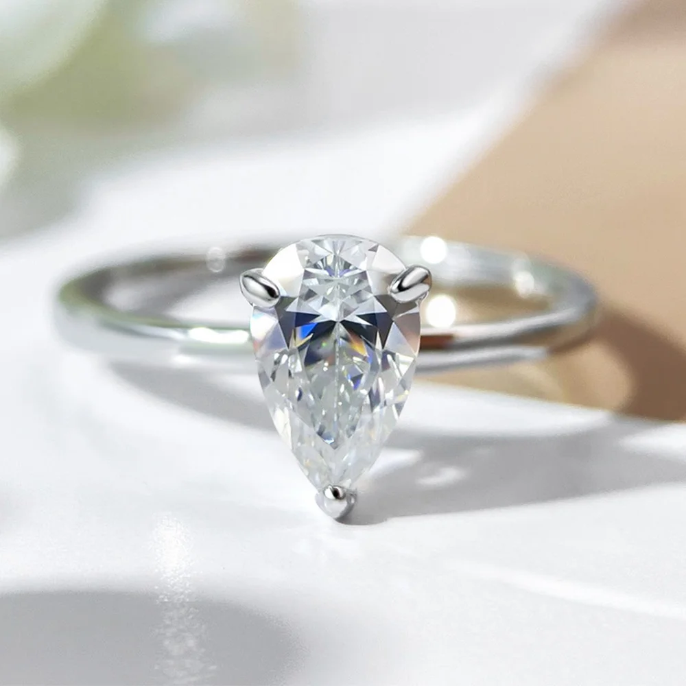 Thumbnail 2 - #69 Moissanite Pendant Necklaces Discount Picks