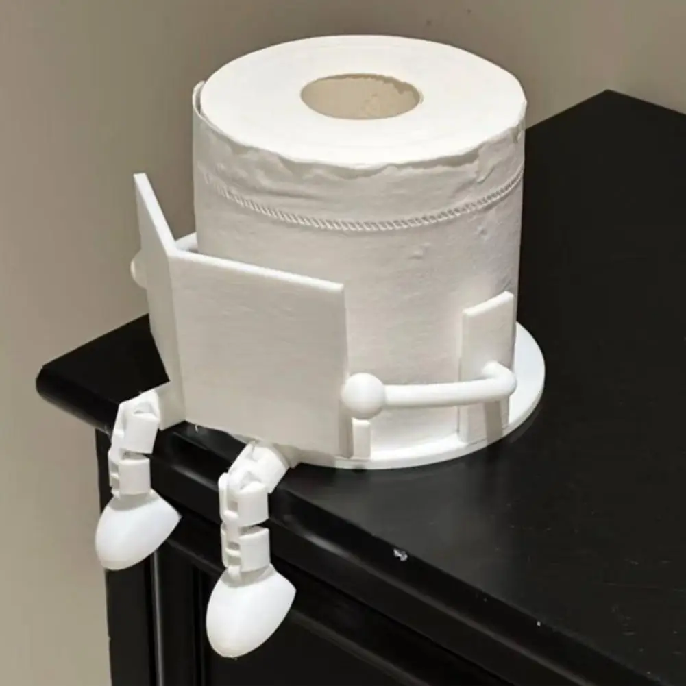 An Amusing Reading Toilet Paper Holder , Bathroom Roll Dispenser That Combines Practicality, Bathroom Fun Toilet Paper Holder view 2