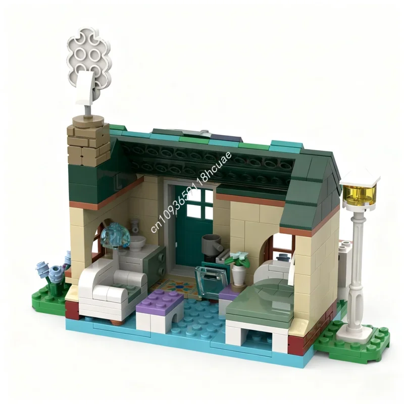 330 elementów MOC Lily S House Animal Crossinged Model Klocki do budowania Zabawka Architektura Prezent na Boże Narodzenie Zestaw do składania DIY Kreatywne klocki
