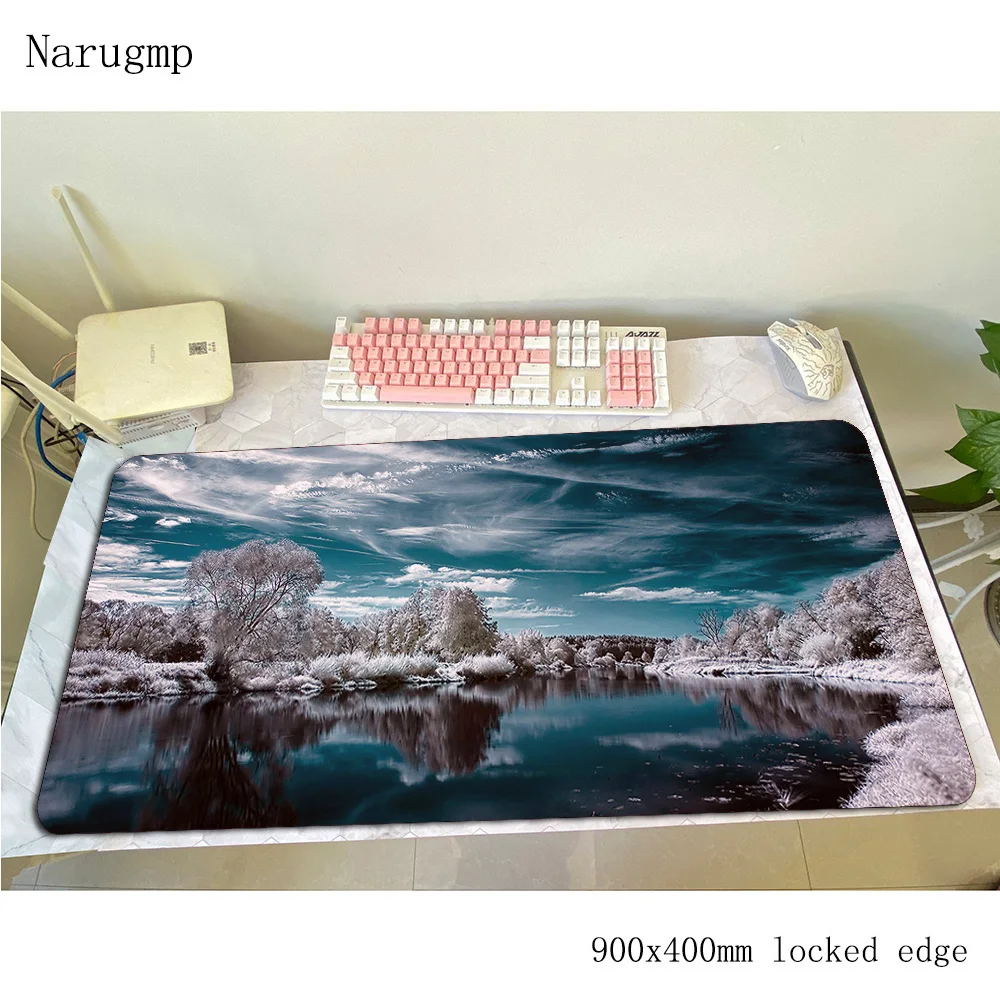 nature mouse pad xl Computer mat 900x400x3mm gaming mousepad large Colourful padmouse keyboard games pc gamer desk