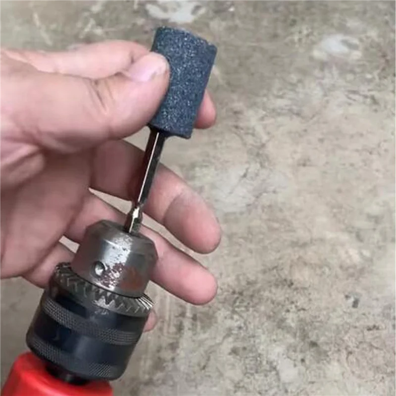 

【Hot-Selling!】24 Pcs Cylinder Grinding Stone - 1/4Inch Hex Shank Abrasive Stone Mounted Grinding Point For Rotary Tool Drill (20