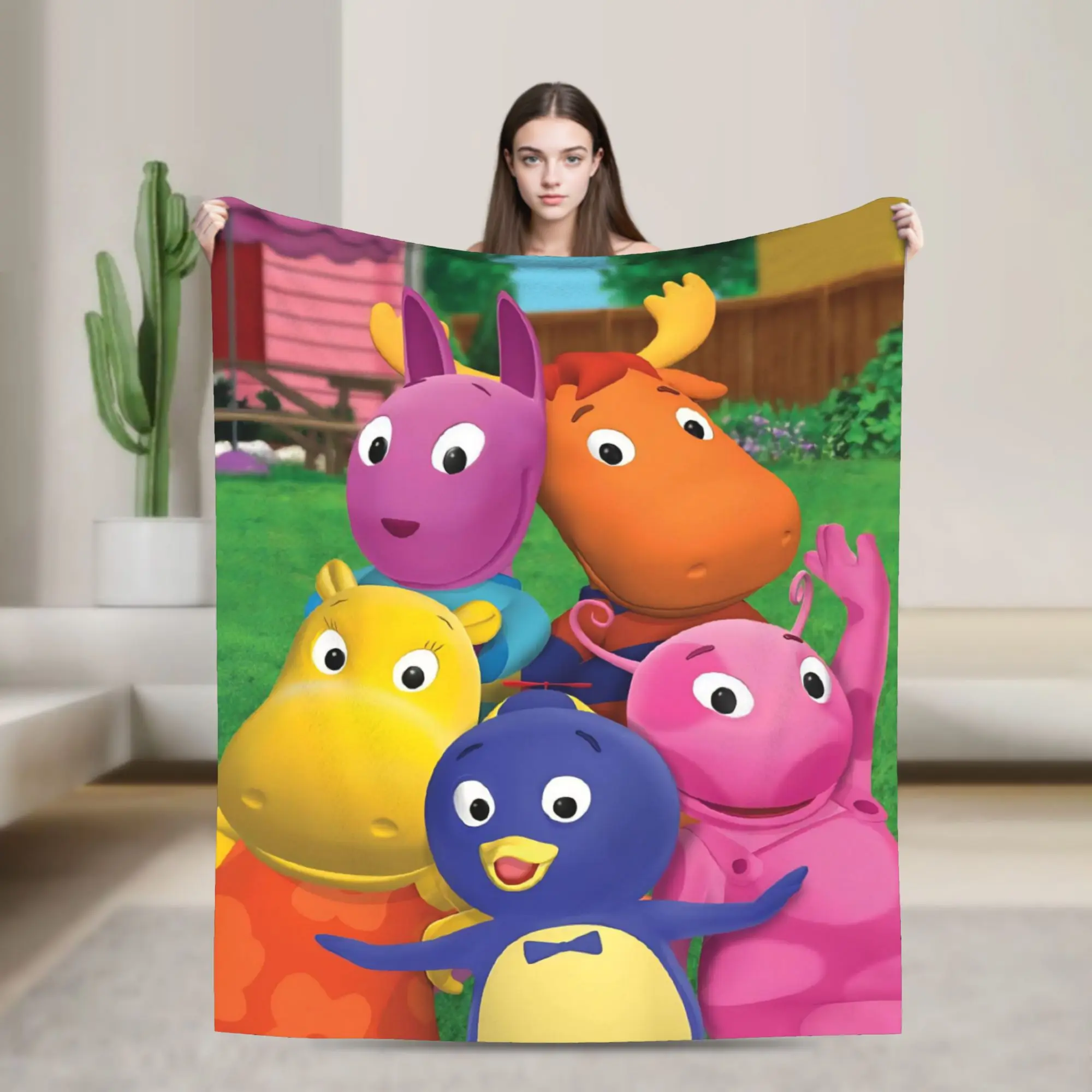 New Arrival  The Backyardigans  Blanket Soft Fleece  Relax Throw Blanket Machine Washable