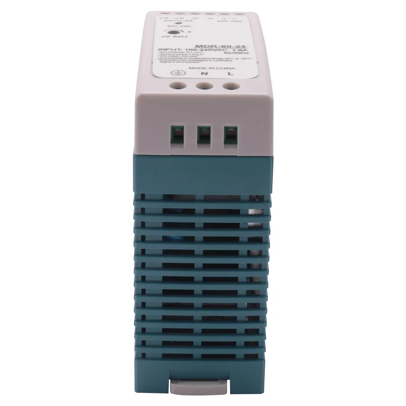 Fuente de alimentación de Riel Din, controlador de voltaje ac-dc, regulador de potencia, MDR-60, 24V, 60W, 110V, 220V