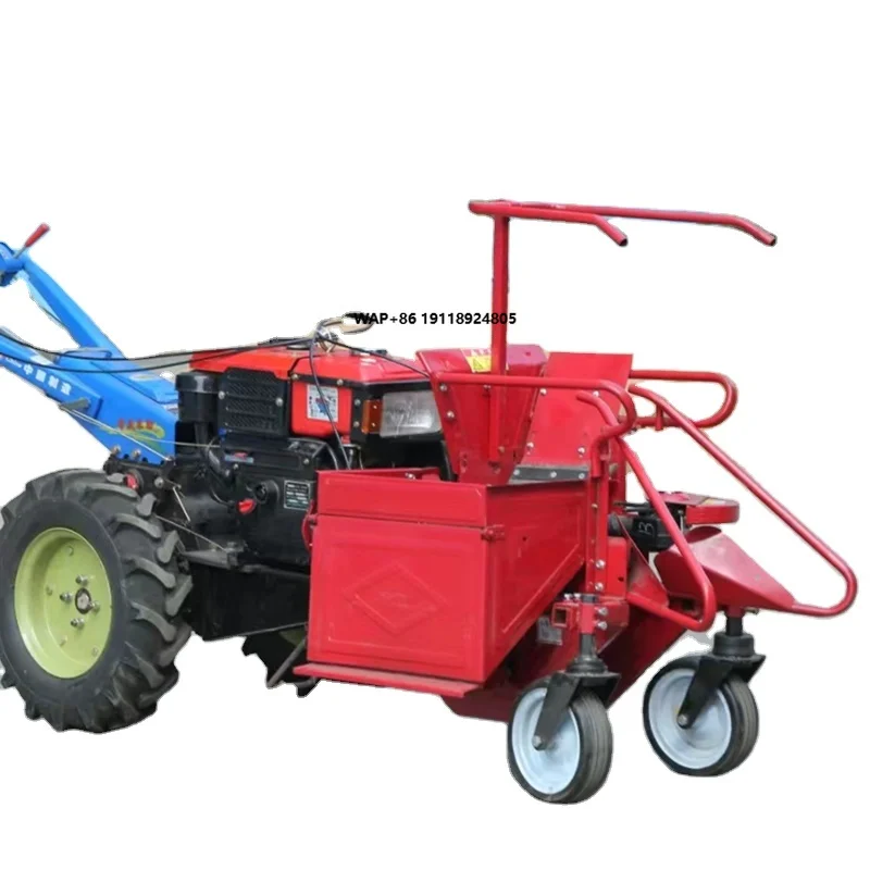 Engine Walking Tractor Powered Corn Harvester One Row Farm Implements for Sale