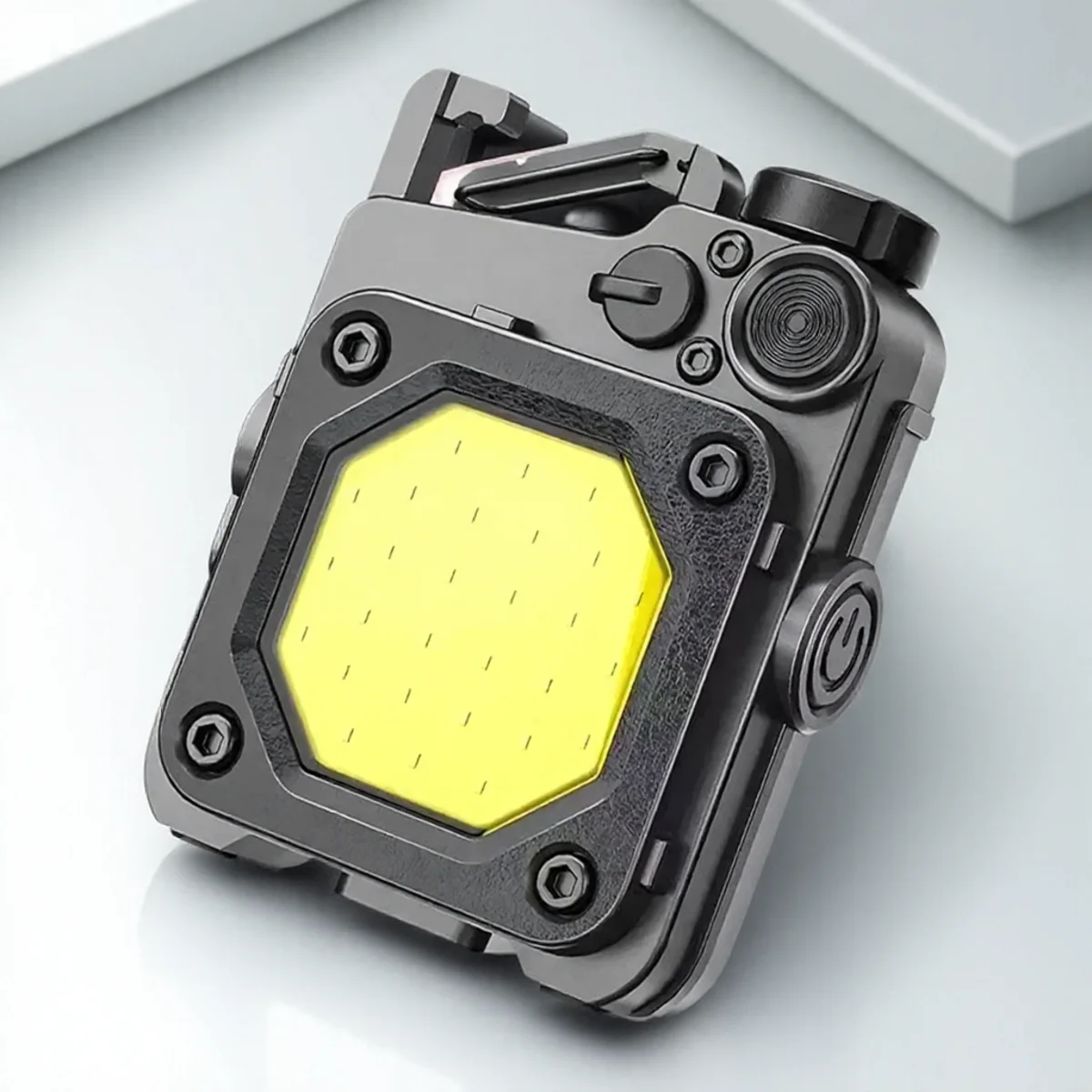 

Mini Rechargeable Keychain Flashlight Waterproof USB Multi-Speed Magnetic Portable Lantern