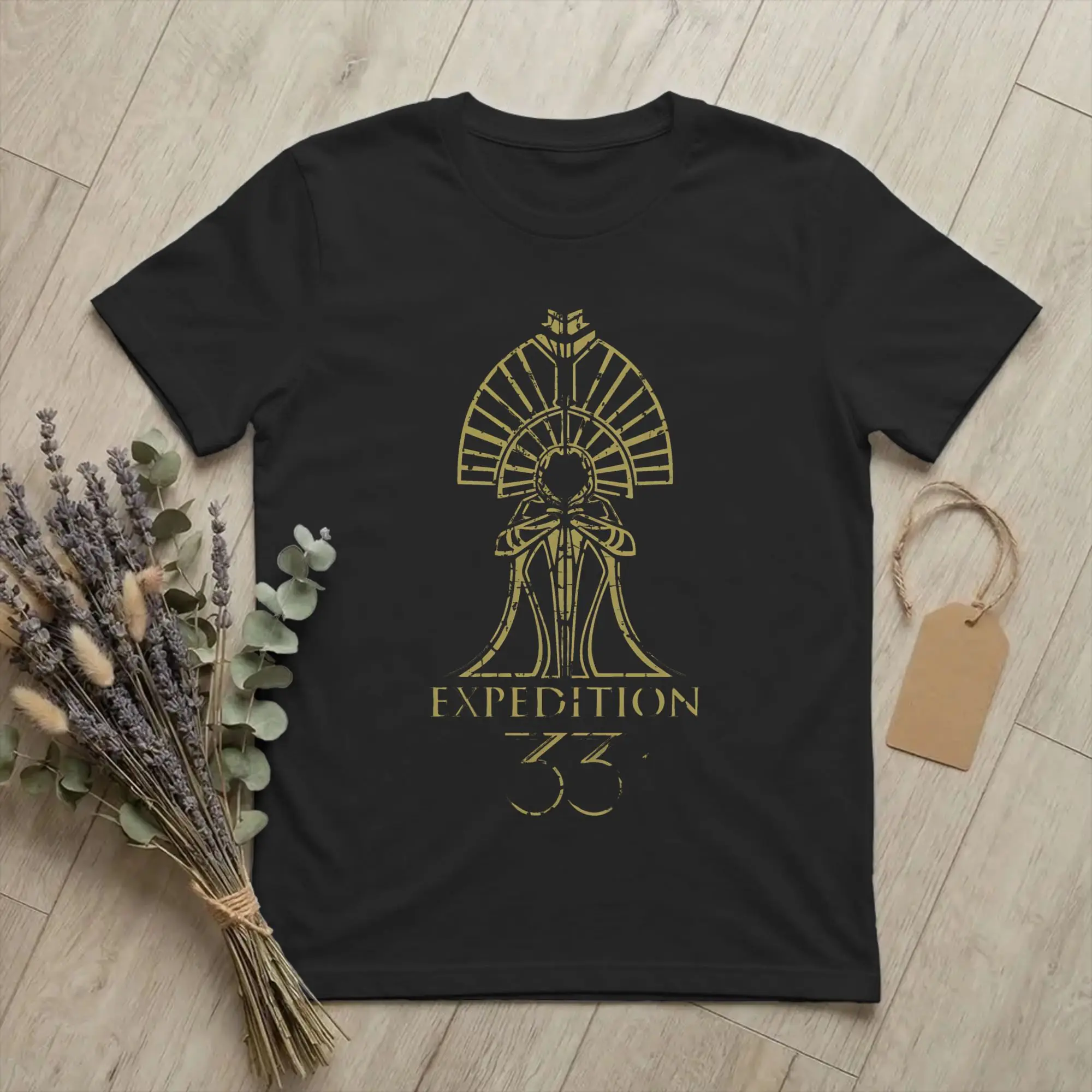 Retro Clair Obscur Expedition 33 T-Shirt Men Round Neck Short Sleeve Clothing  100%Cotton Summer Top Tee