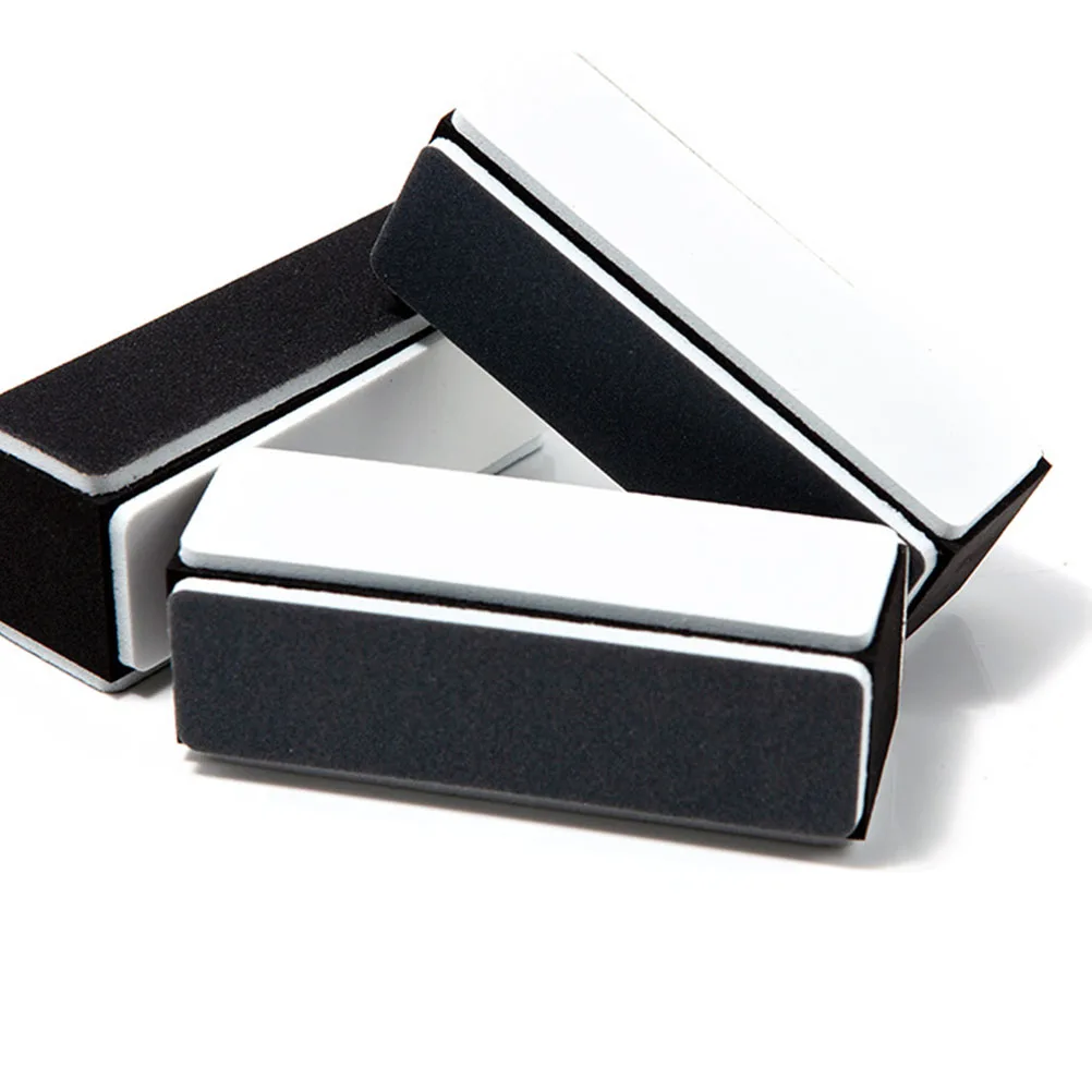 10 個研磨ボード爪やすり 4 面テクスチャードバッファ天然偽爪用木材金属アートワークサンディング Diy マニキュアツール