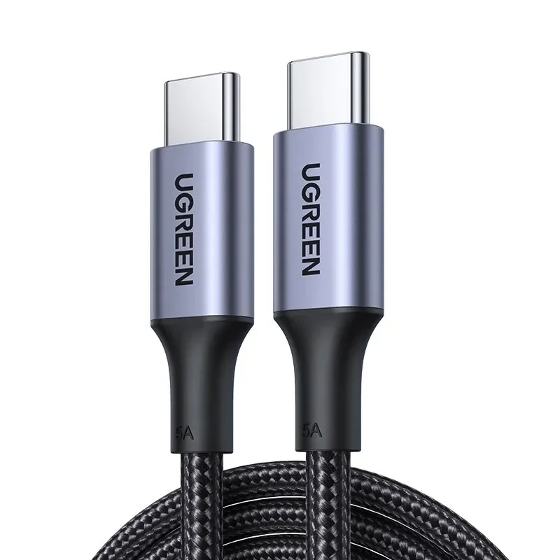 UGREEN Kabel USB-C do USB-C 100W 5A PD Szybkie Ładowanie Przewód Oplotowany do Apple iPhone iPad Macbook USB C Szybka Ładowarka Android 3m — zdjęcie produktu 7