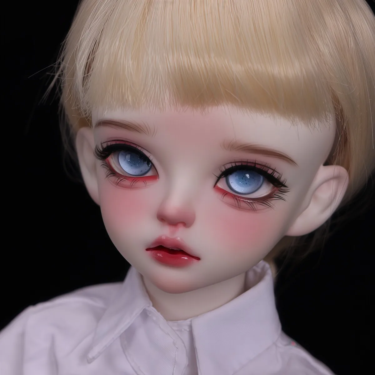 BJD Glass Eye 12mm Star Shard Blue Eyes Small Iris Anime 4 Points Blue 06